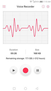 Voice recorder 25.0. Скриншот 1