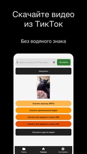 Скачать из Тик Ток. Загрузчик TikTok видео ТикТок 1.0.6. Скриншот 2