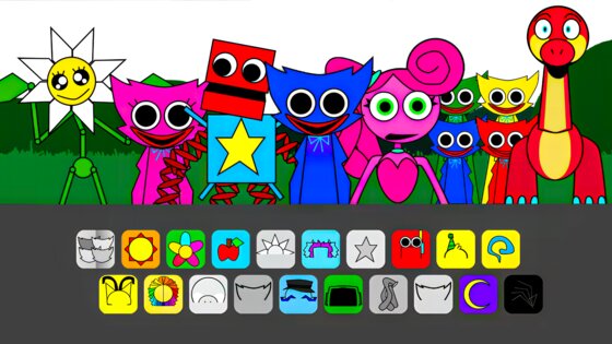 Sprunki Poppy Playtime 2.0. Скриншот 2