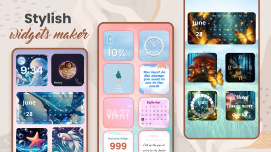 Widget 2026: Aesthetic Widgets 85.1.4. Скриншот 1