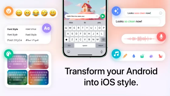 iPhone 15 Keyboard Fonts Emoji 39.0. Скриншот 1