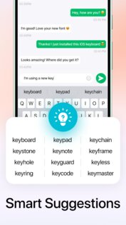 iPhone 15 Keyboard Fonts Emoji 39.0. Скриншот 4