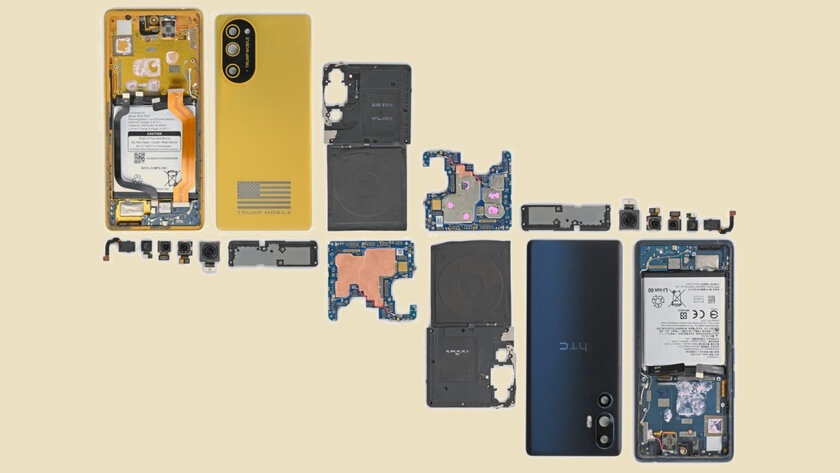 Телефон Трампа оказался обычным HTC U24 Pro с небольшими изменениями — iFixit