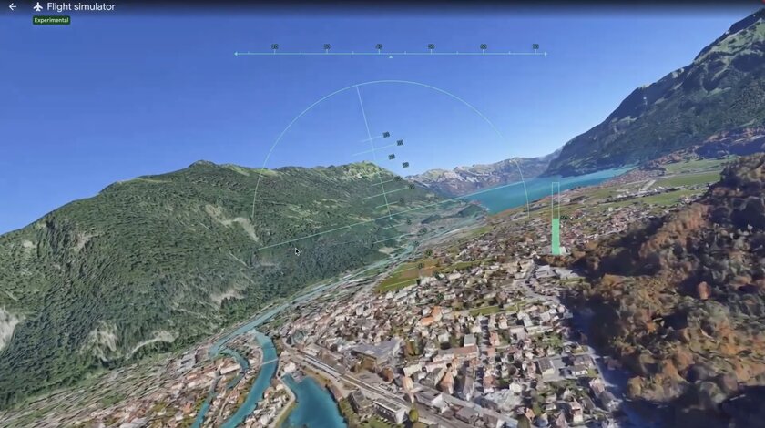 В Google Earth теперь можно летать на самолёте