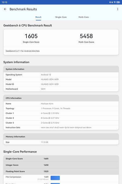 Превращается в ноутбук и отлично снимает: обзор планшета HUAWEI MatePad Pro Max — Производительность и тесты. 1