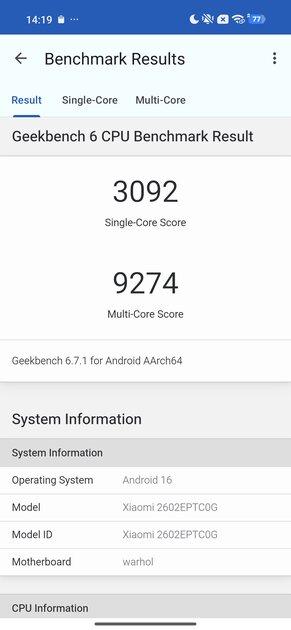 Тот самый «топ за свои деньги»? Подробный обзор и тест Xiaomi 17T Pro — Чипсет. 24