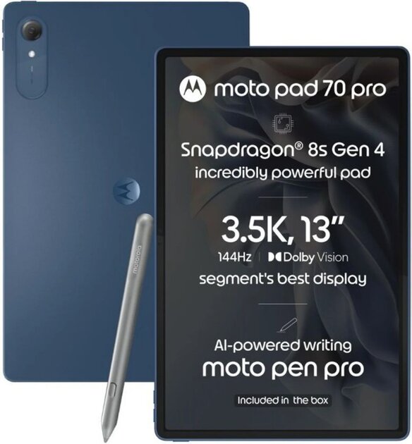 Представлен Moto Pad 70 Pro — планшет от Motorola с достойными характеристиками