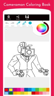 Cameraman Coloring Book 1.0. Скриншот 1
