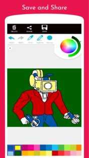Cameraman Coloring Book 1.0. Скриншот 2