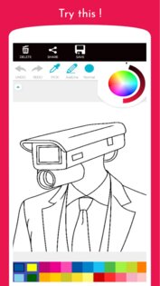 Cameraman Coloring Book 1.0. Скриншот 4