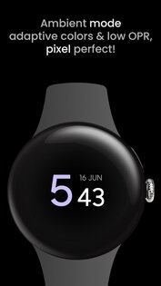 Wave: циферблат для Wear OS 1.8.5. Скриншот 4