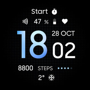 Wave: циферблат для Wear OS 1.8.5. Скриншот 15