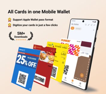 Pass2U Wallet 3.2.4. Скриншот 1
