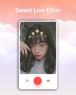 Sweet Live Filter Face Camera 3.2.3. Скриншот 3
