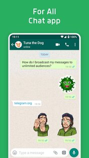 Стикеры для WhatsApp* и Эмодзи 3.4.5. Скриншот 6