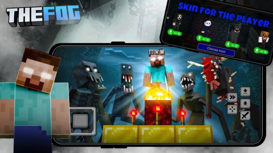 Mod Creatures of the Fog MCPE 4.0. Скриншот 16