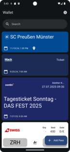 FossWallet 0.49.1. Скриншот 1