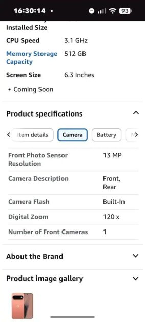 В сети утекли изображения, цена и характеристики Google Pixel 11