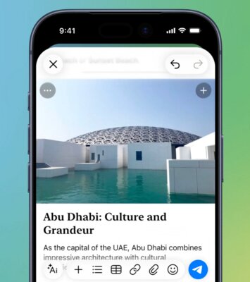 В Telegram появилось расширенное форматирование, сообщества и исчезающие сообщения для ботов
