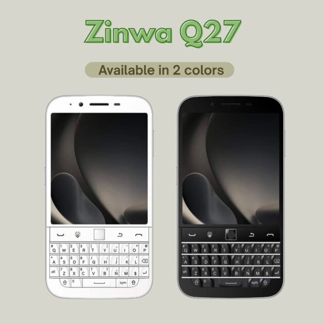 Стартовали предварительные заказы на Zinwa Q27 — телефон, похожий на BlackBerry
