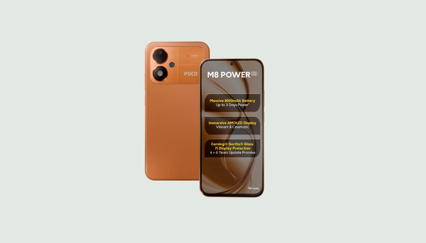 Snapdragon 4 Gen 4 и аккумулятор ёмкостью 8000 мАч: POCO представила M8 Power