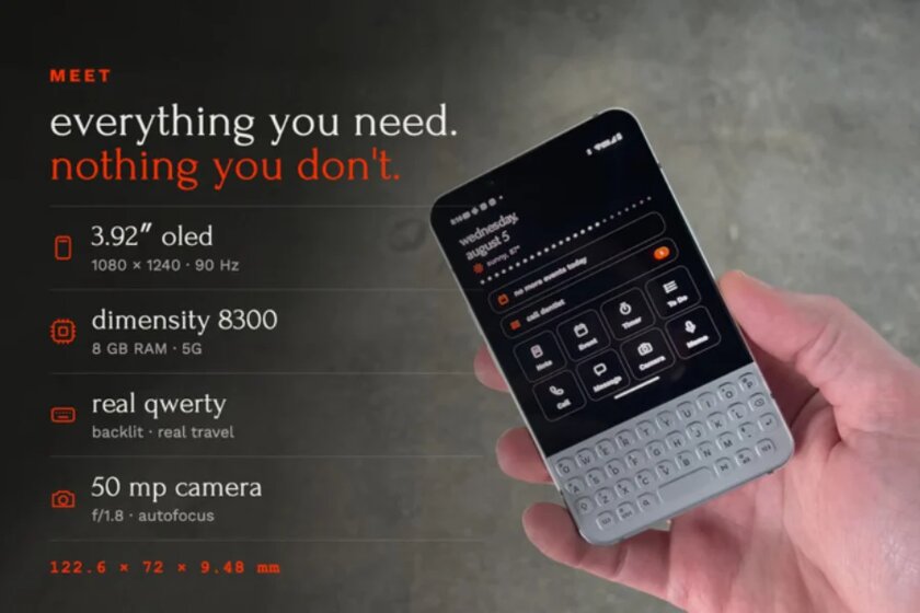 Представлен Minimal Phone 2 — телефон с OLED-дисплеем и QWERTY-клавиатурой