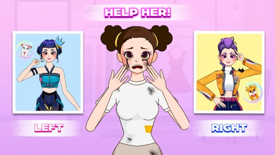Left or Right: Star Girl Style 0.32. Скриншот 7