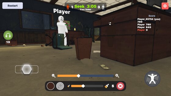Хамелеон: Прятки Онлайн 1.0.1. Скриншот 1