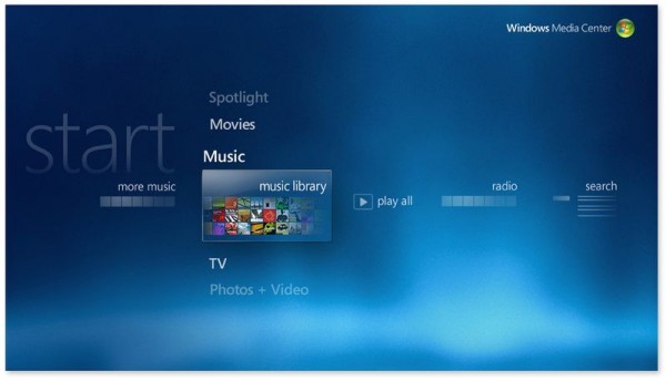 Microsoft откажется от Windows Media Center в новых ОС