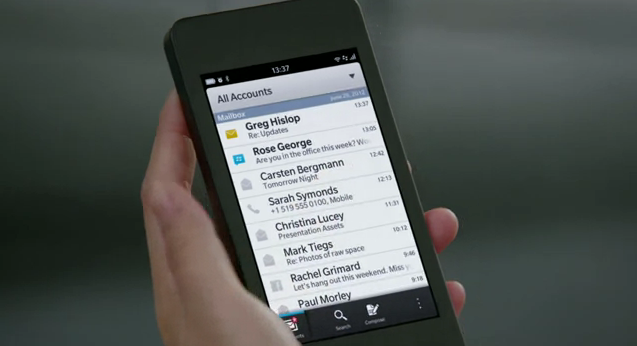 RIM представила BlackBerry OS 10