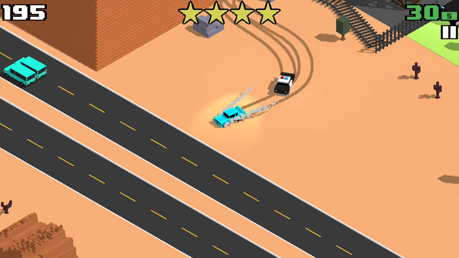 Smashy Road: Wanted. Скриншот 2
