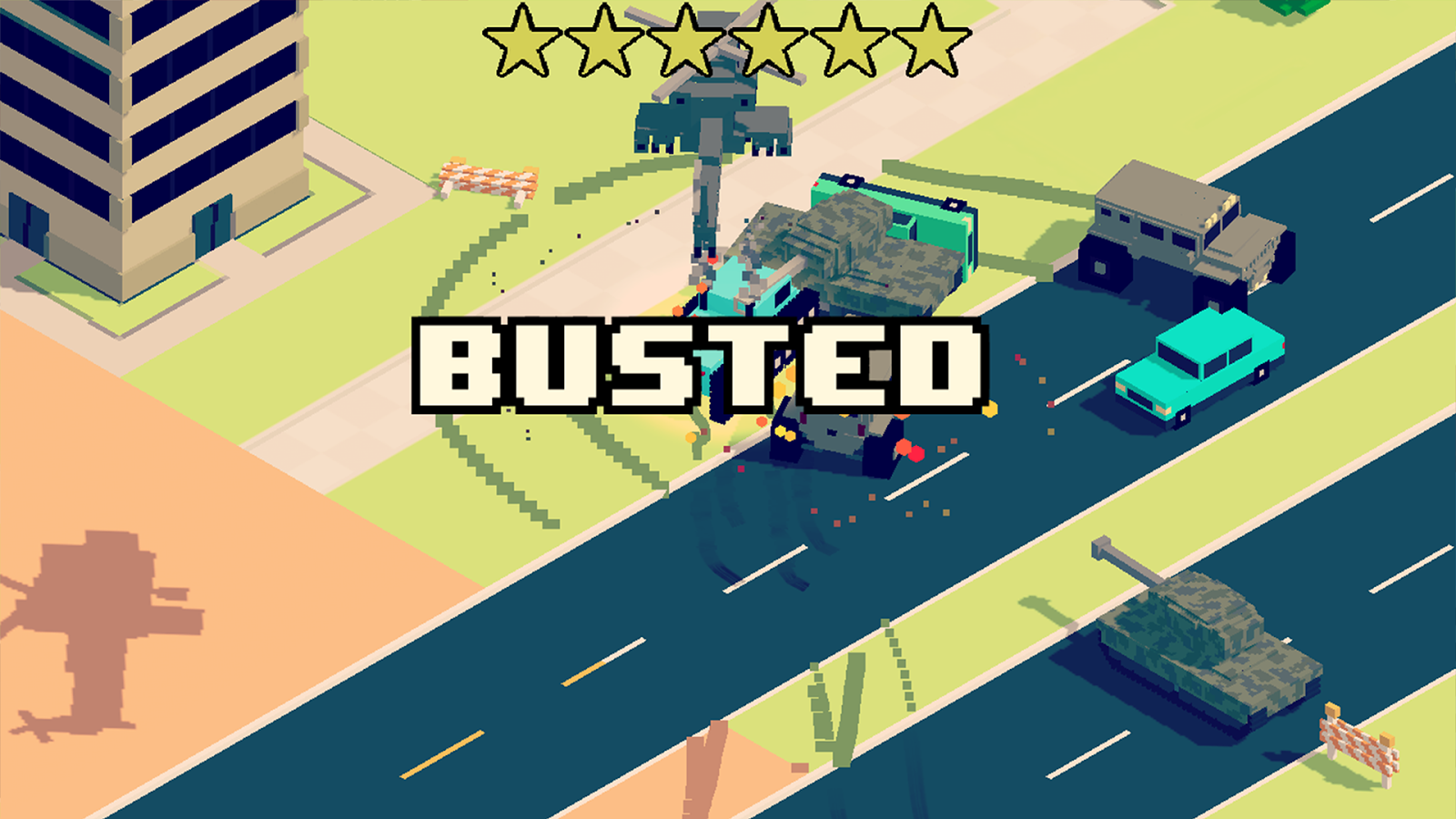 Smashy Road: Wanted. Скриншот 3