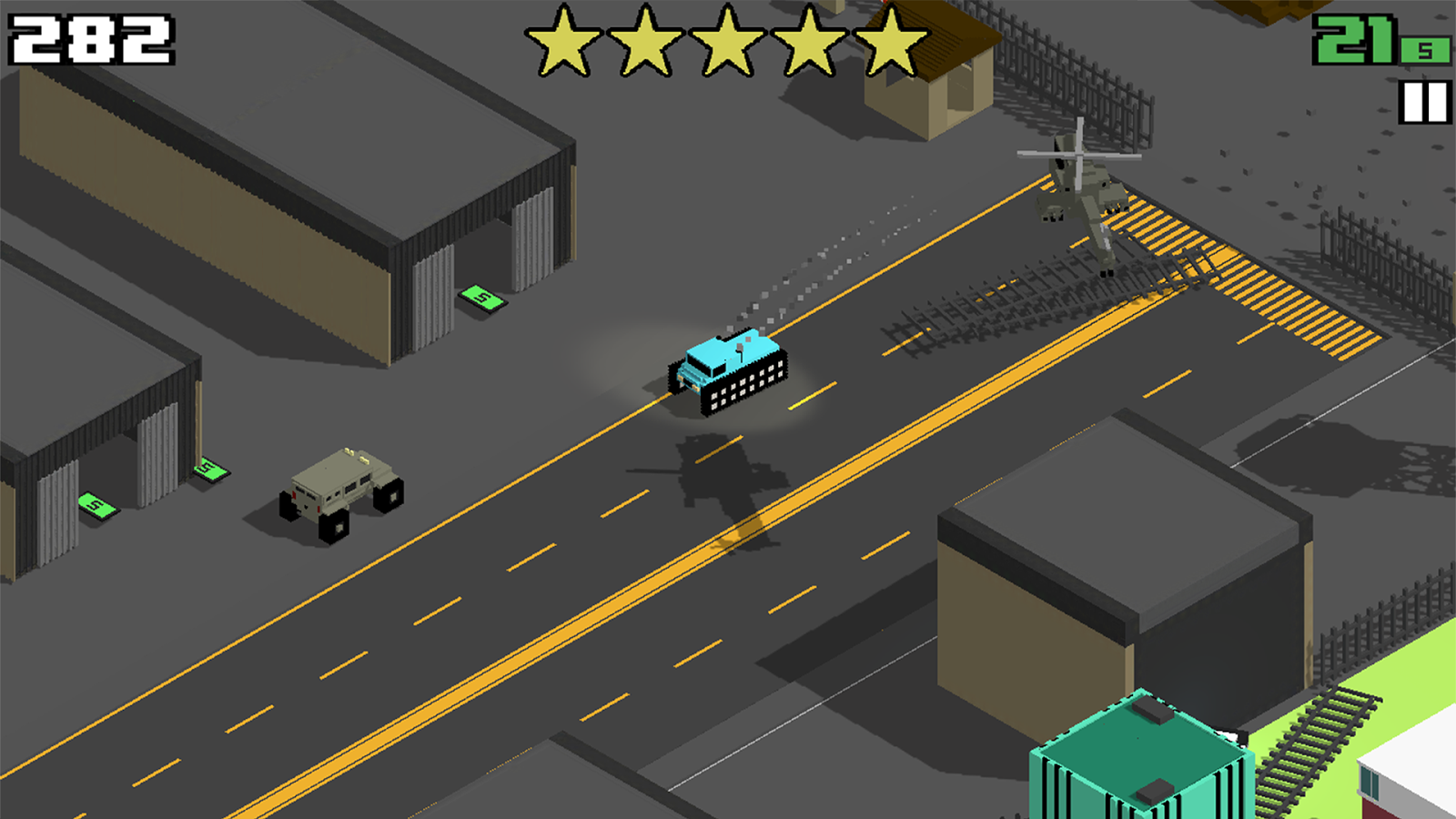 Smashy Road: Wanted. Скриншот 4