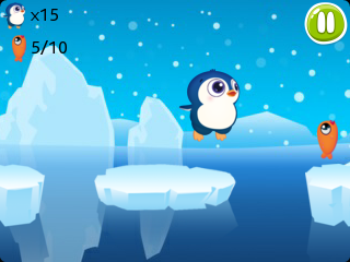 Jumping Penguin — Funny Ice Fishing. Скриншот 3