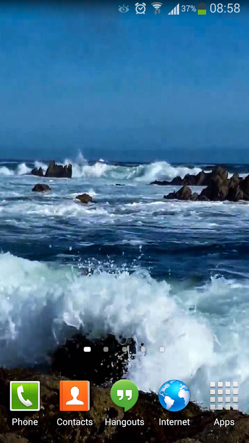 Ocean Waves Live Wallpaper 59 — 2.0. Скриншот 1
