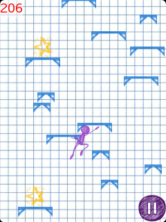 Jumping Stickman Pro. Скриншот 2