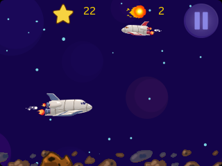 Shuttle Fly And Crash. Скриншот 2