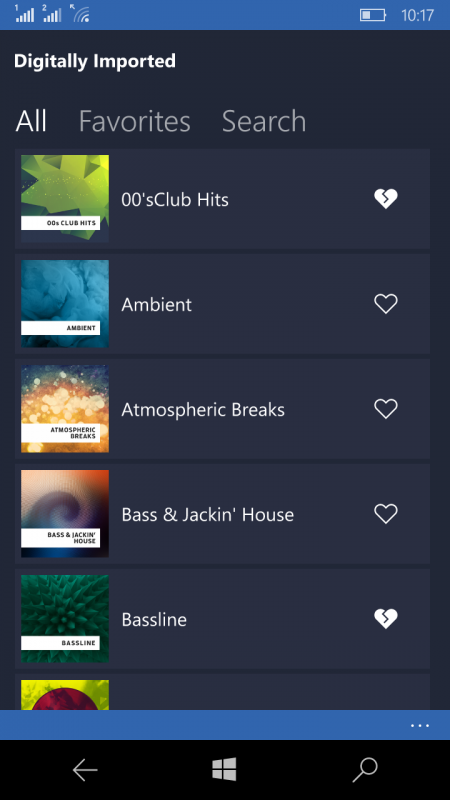 DI.FM unofficial client. Скриншот 1