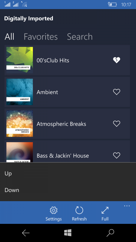 DI.FM unofficial client. Скриншот 2