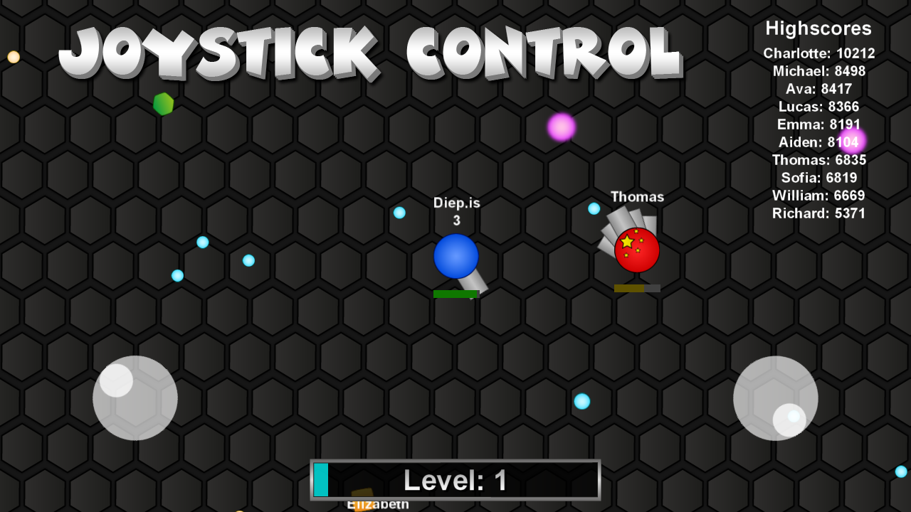 Diep.is 1.0.17. Скриншот 2