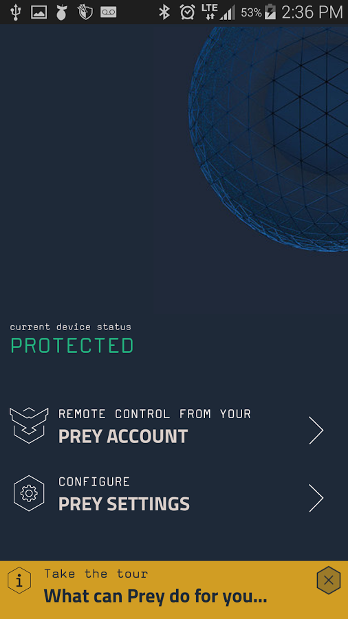 Prey Anti Theft 2.6.13. Скриншот 7