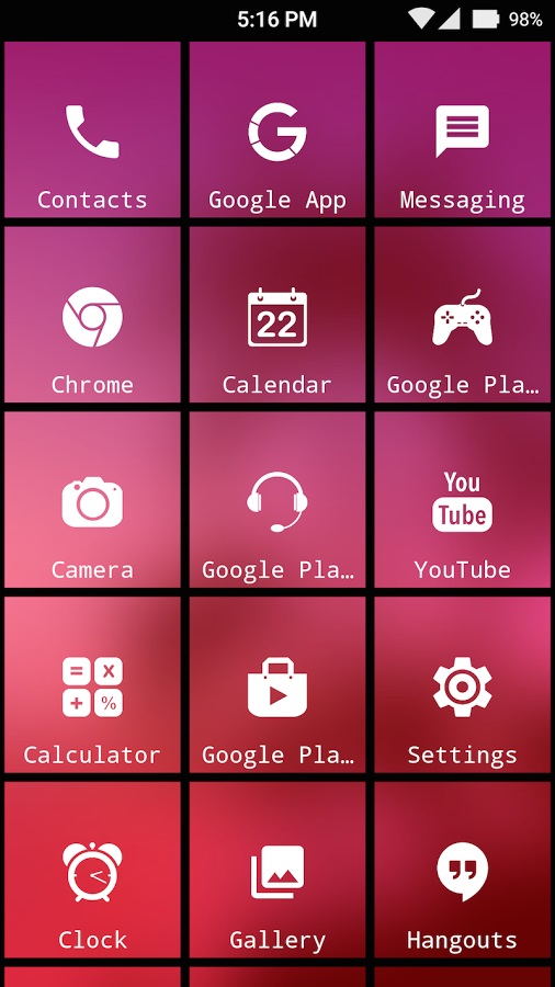 8.1 Metro Look Launcher 95.0. Скриншот 11