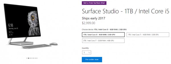 Все моноблоки Surface Studio были распроданы за 3 дня