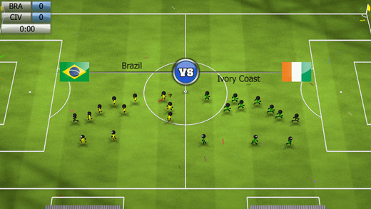 Stickman Soccer 2014. Скриншот 2