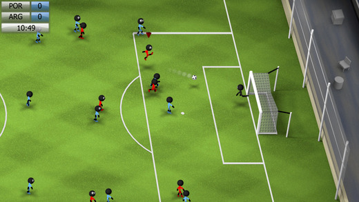 Stickman Soccer 2014. Скриншот 1