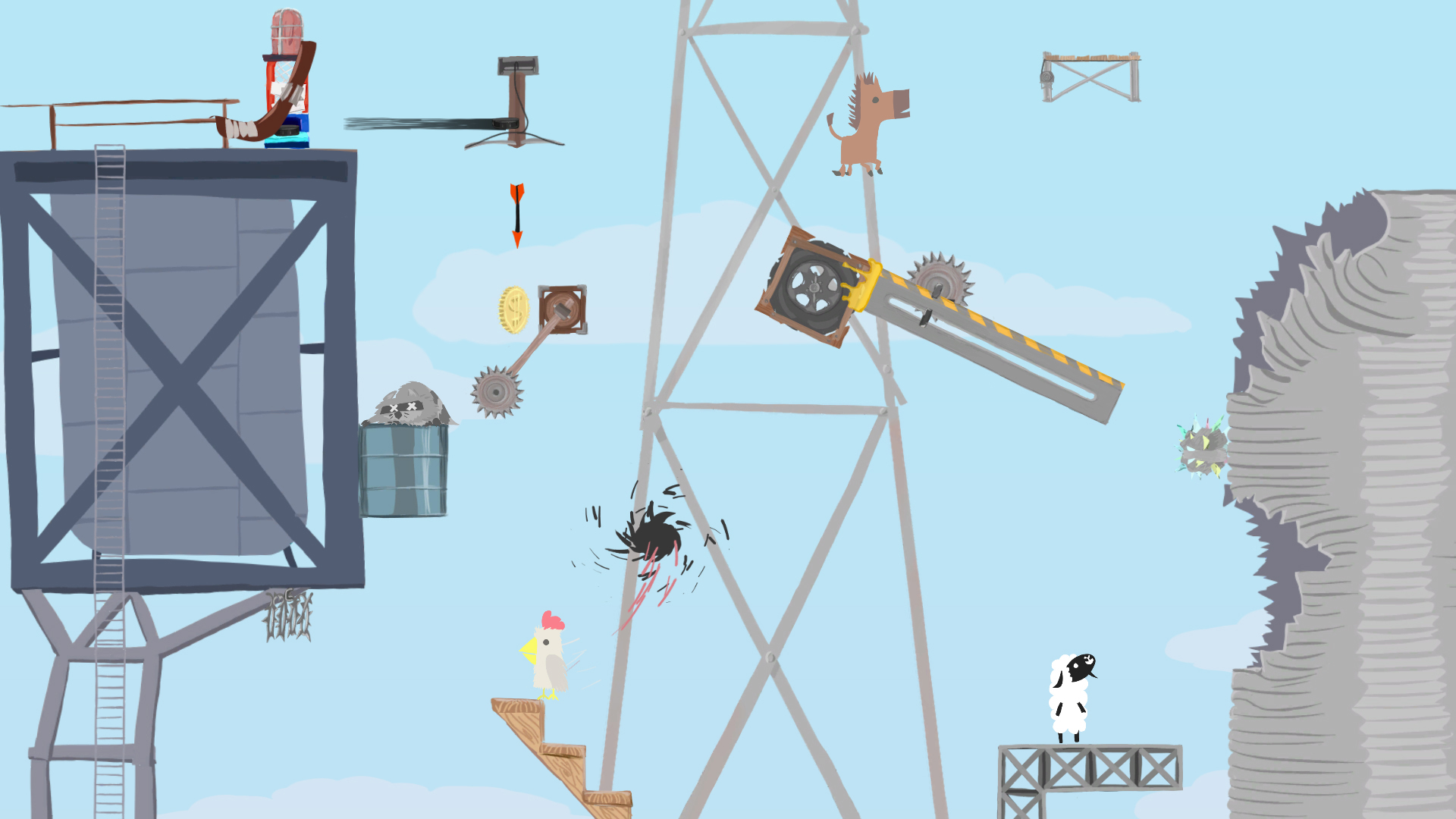 Ultimate Chicken Horse 1.13.13. Скриншот 2