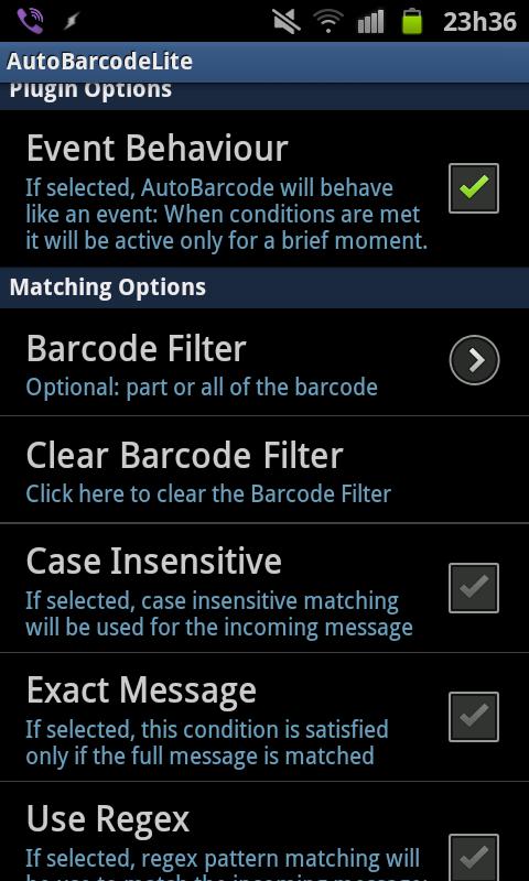 AutoBarcode 1.3.5. Скриншот 2