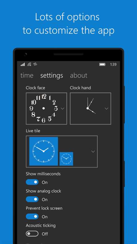 Atomic Clock 2.9.0.0. Скриншот 3