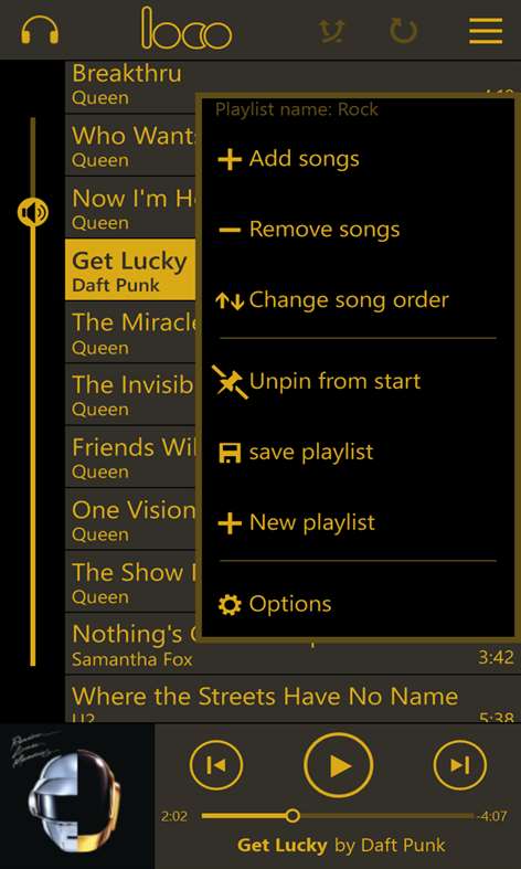 Loco player. Скриншот 3