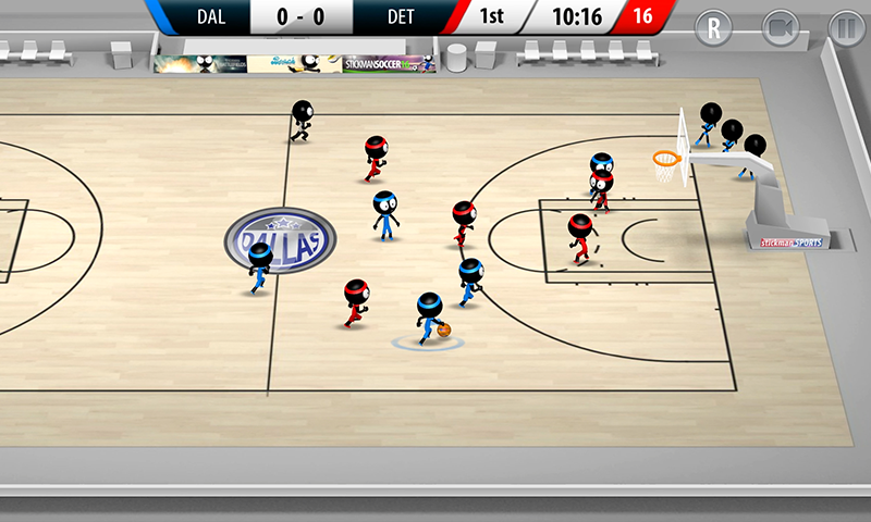 Stickman Basketball 3D 1.2.1. Скриншот 2